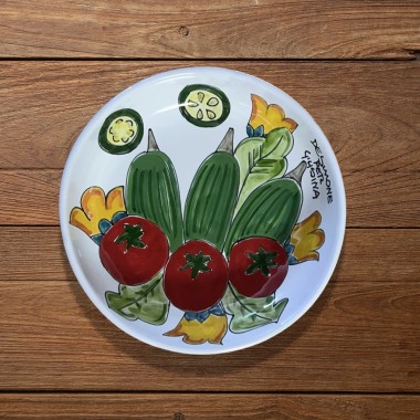 Sicilian handmade soup plate Plate De Simone per Giusina Magic Summer Sicilian handmade soup plate Plate De Simone per Giusina Magic Summer